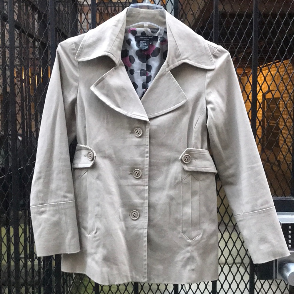 🚨LAST CHANCE! Sandro Sportswear Khaki Jacket